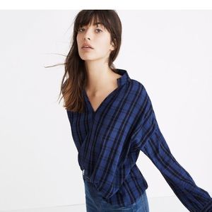 Madewell - Highroad Popover Shirt in Chelton Plaid